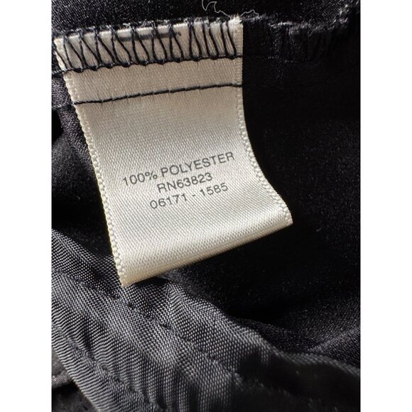 Christopher Bank Cropped Black Pants Size 12 Zipper Pockets Polyester NWT - Picture 7 of 11